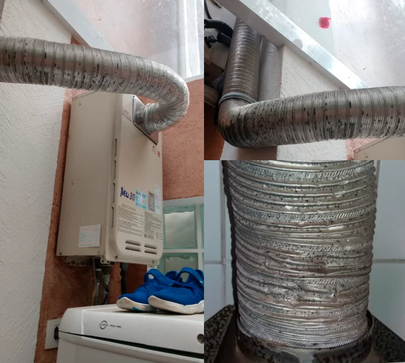 Duto de Exaustão - Monóxido de Carbono - Norte Aquecedores